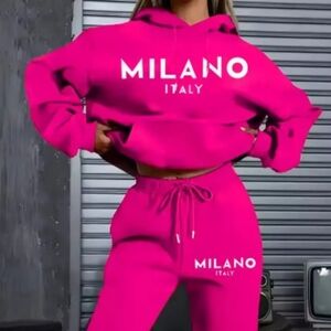 Women's Hot Pink Drawstring Joggers